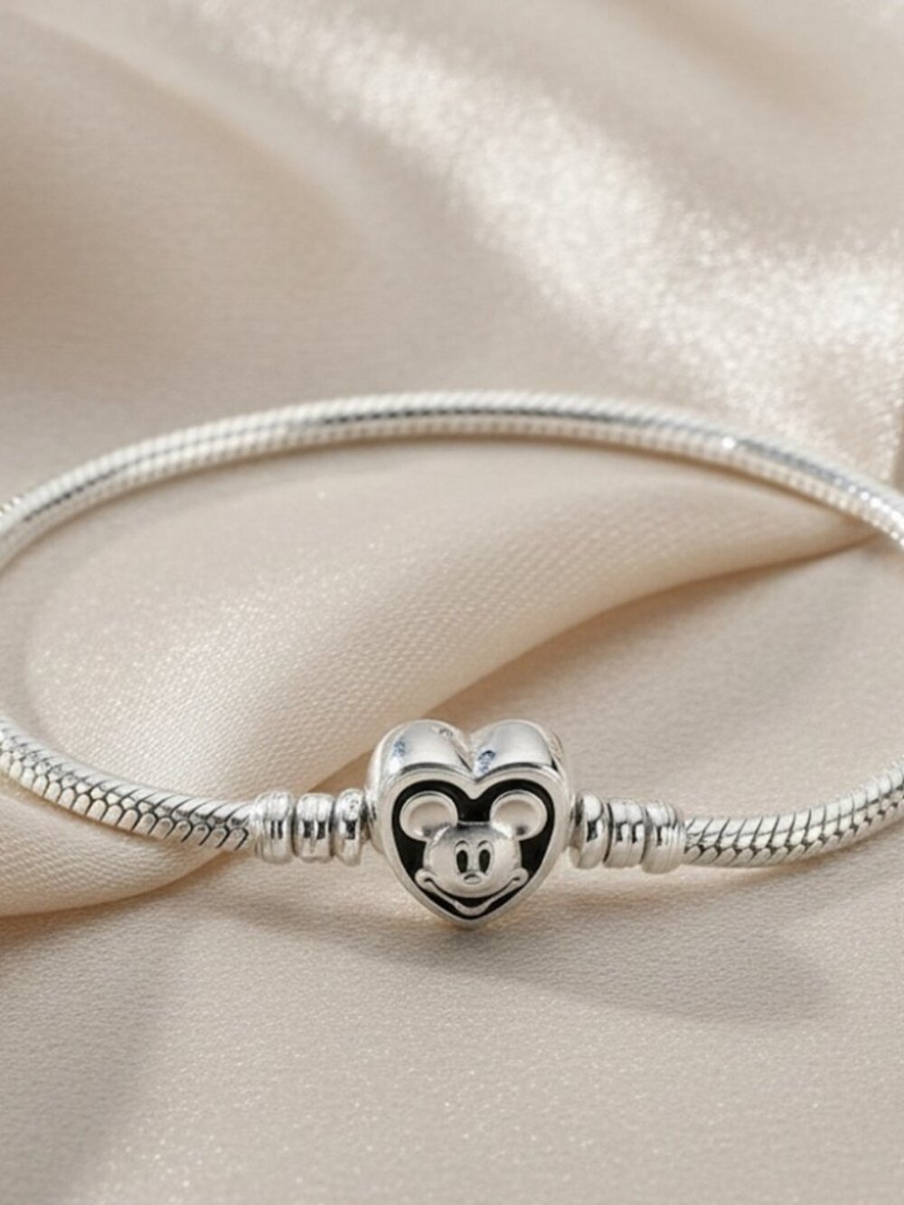 Silver Heart Charm Bracelet